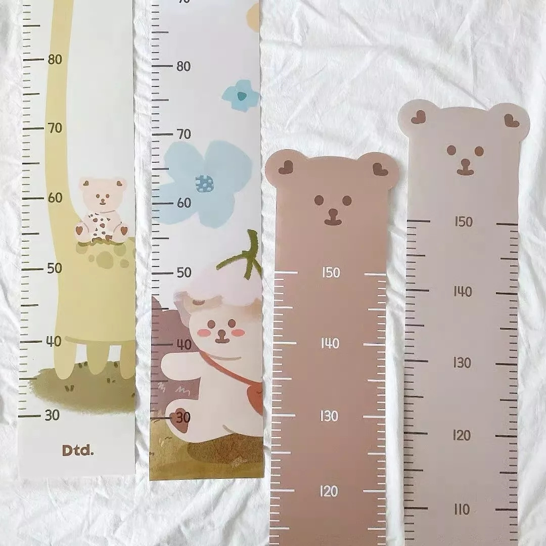 Kids Growth Ruler for Wall Height Chart Waterproof Measure Ruler for Child Bedroom Nursery Wall Baby Height Measure Wall