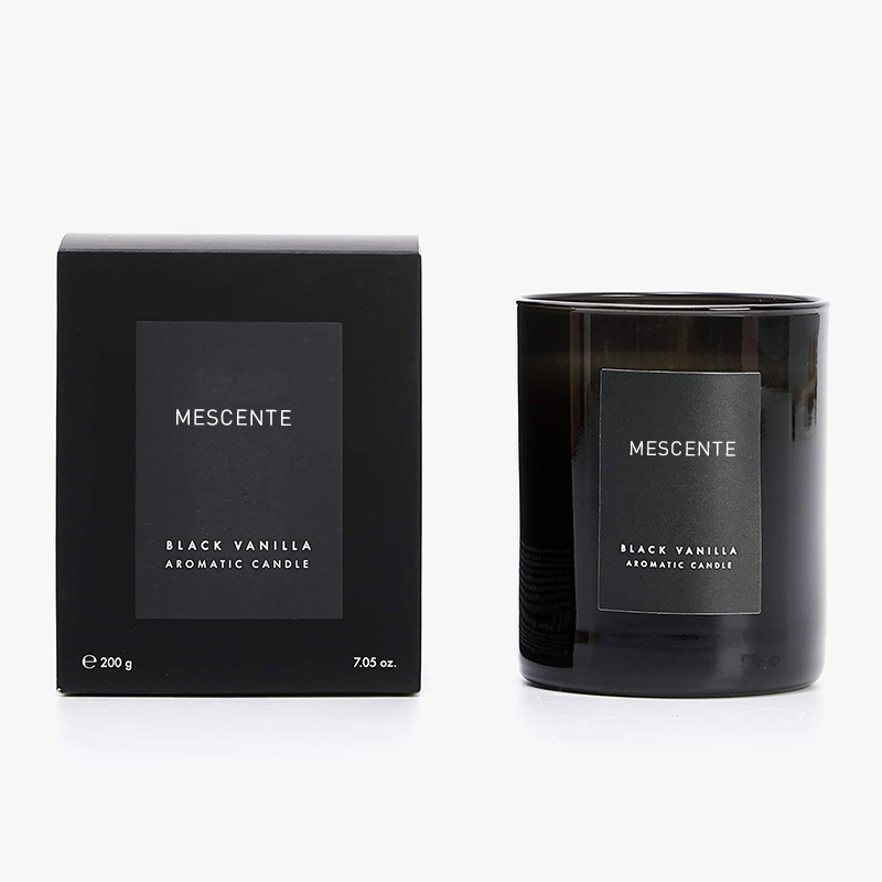 Mescente wholesale private label cheap personalised bulk wine scented candles scented soy candle in jar with lid