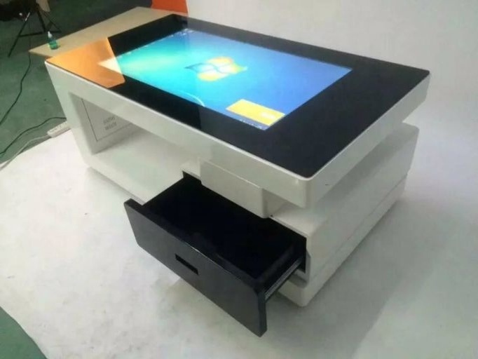 43 inch android smart home design digital touch screen lcd interactive coffee smart table