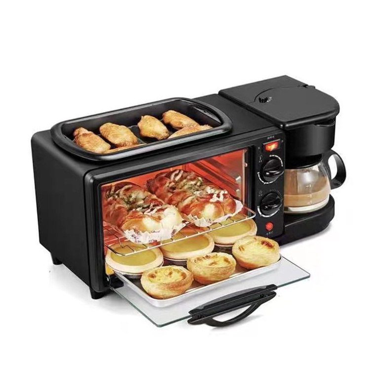 MJ High quality good price 3 in 1 breakfast machine 3 in 1 household breakfast machine breakfast maker machine with toast oven