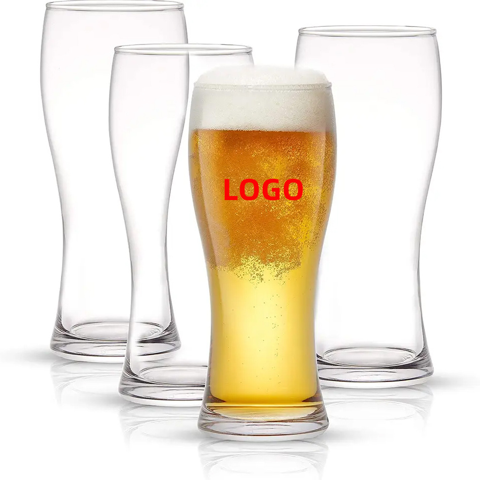 Wholesale Cheap Custom Logo Many Different Sizes Clear Beer Can Glass Drinking Glass Pint Glass Beer Glasses