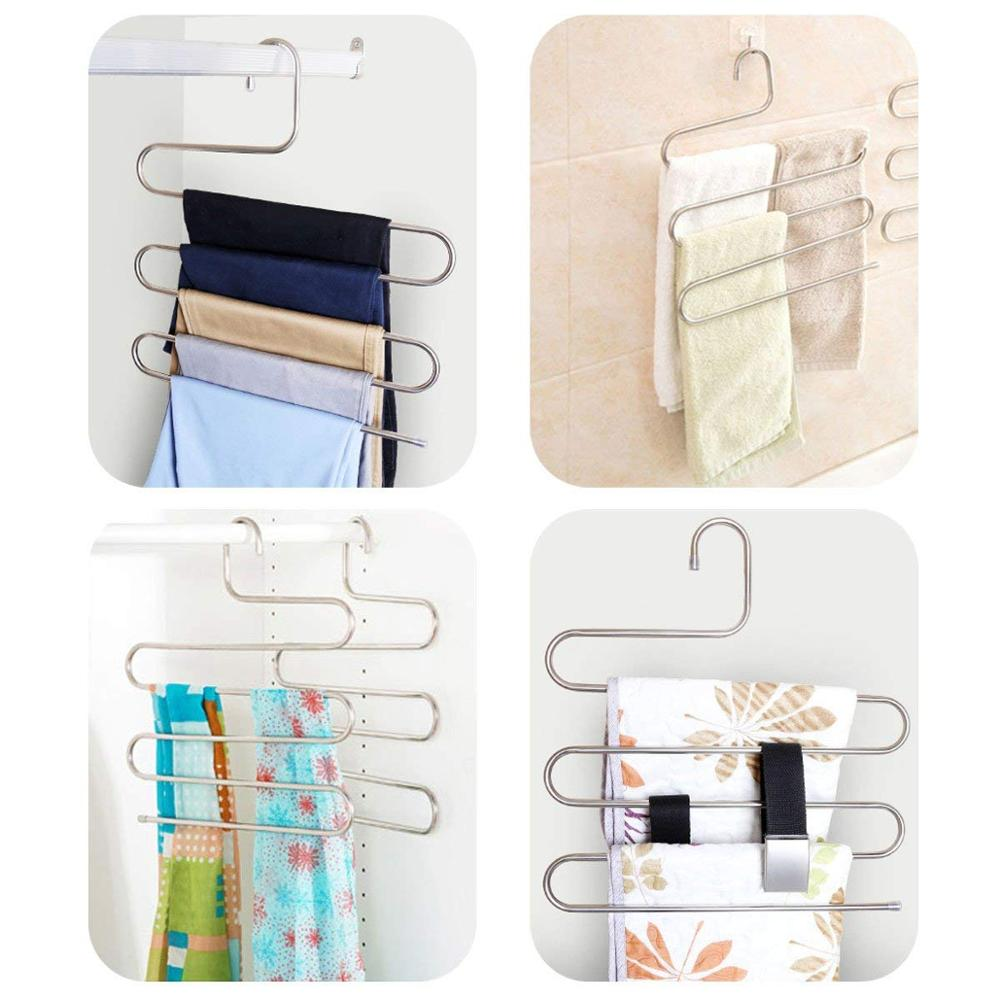 New promotion  hot style clothes hangers pack pants hangers space saving hangers closet organizer