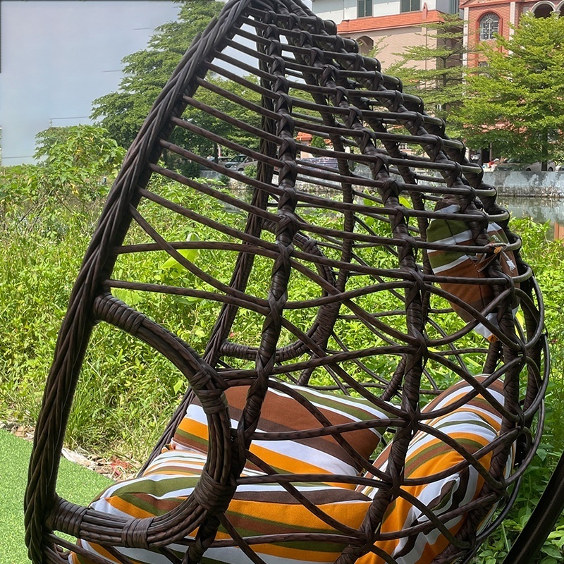 Outdoor Hanging Chair Balcony Round Large Double Hammock Rocking Egg Wicker Rattan Swing Chair