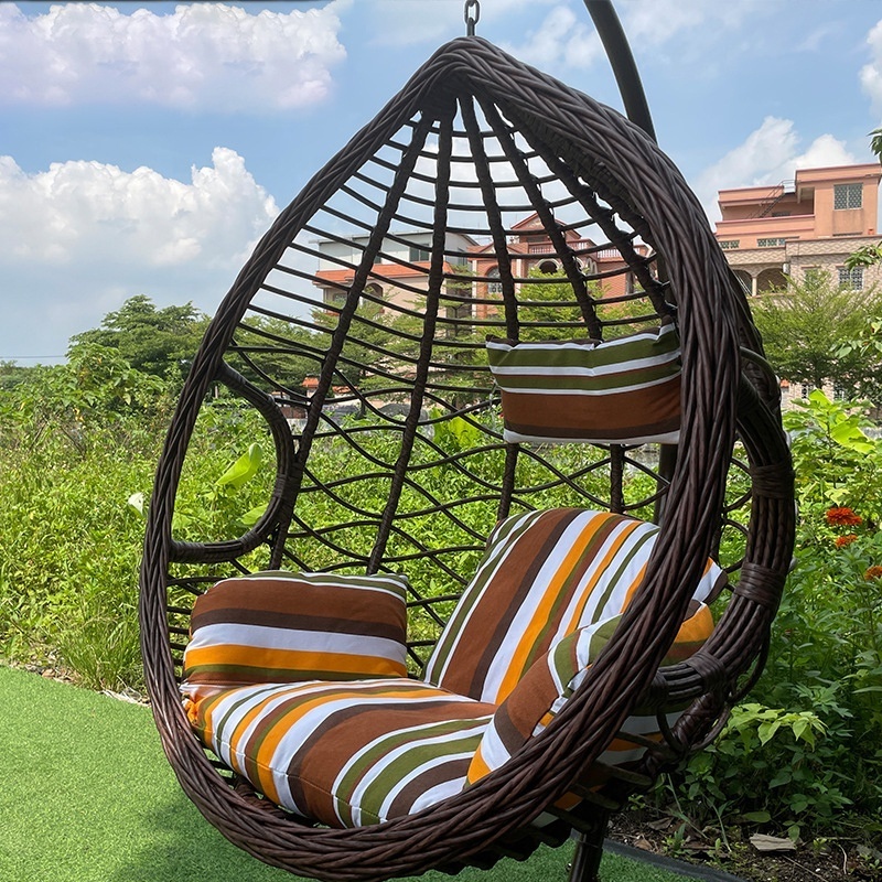 Outdoor Hanging Chair Balcony Round Large Double Hammock Rocking Egg Wicker Rattan Swing Chair