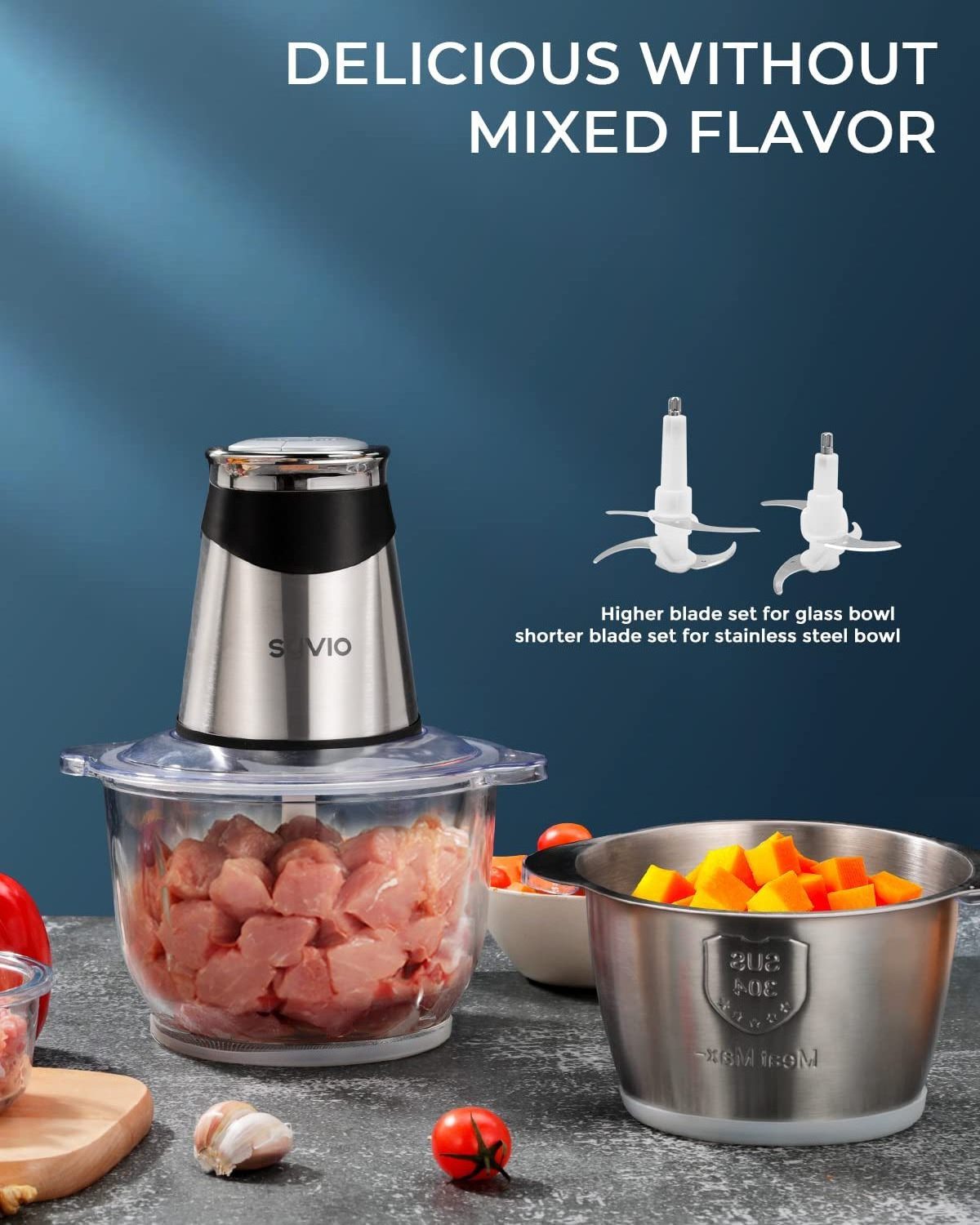 Electric Meat Slicer Food Plastic Processor Meat and Vegetable Chopper Grinder for Home Use Blender Manual Meat Grinder Chopper