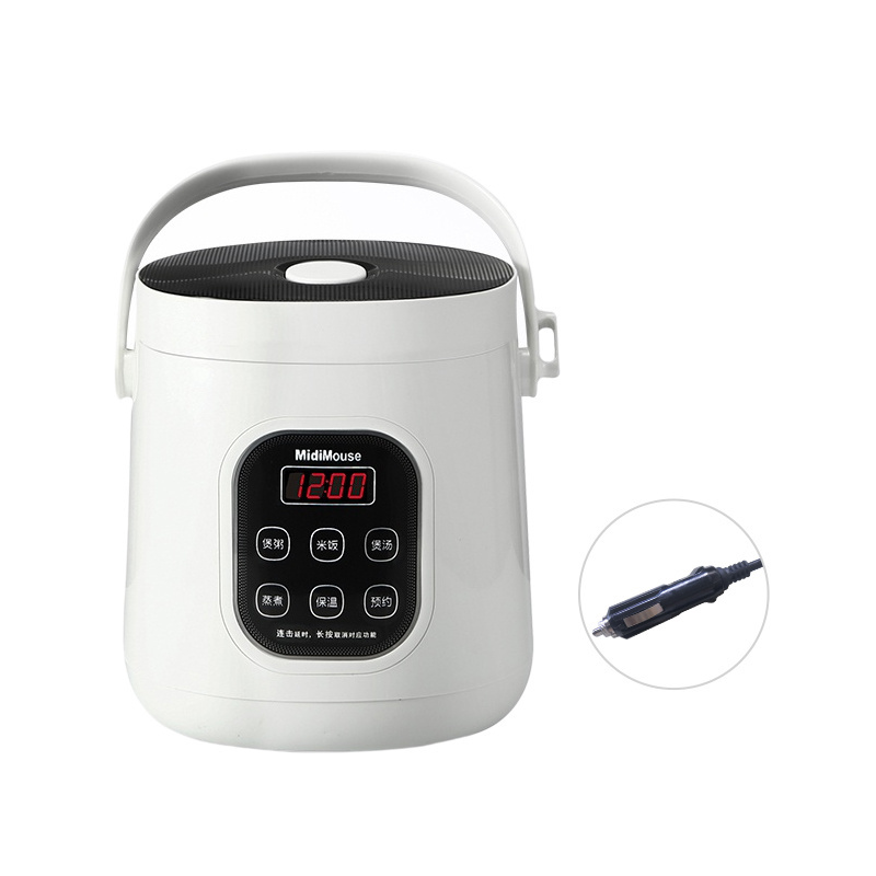 12 V 24 V Electric Cooker Dc Rice Cooker 2 L Car Truck Mini Rice Cooker