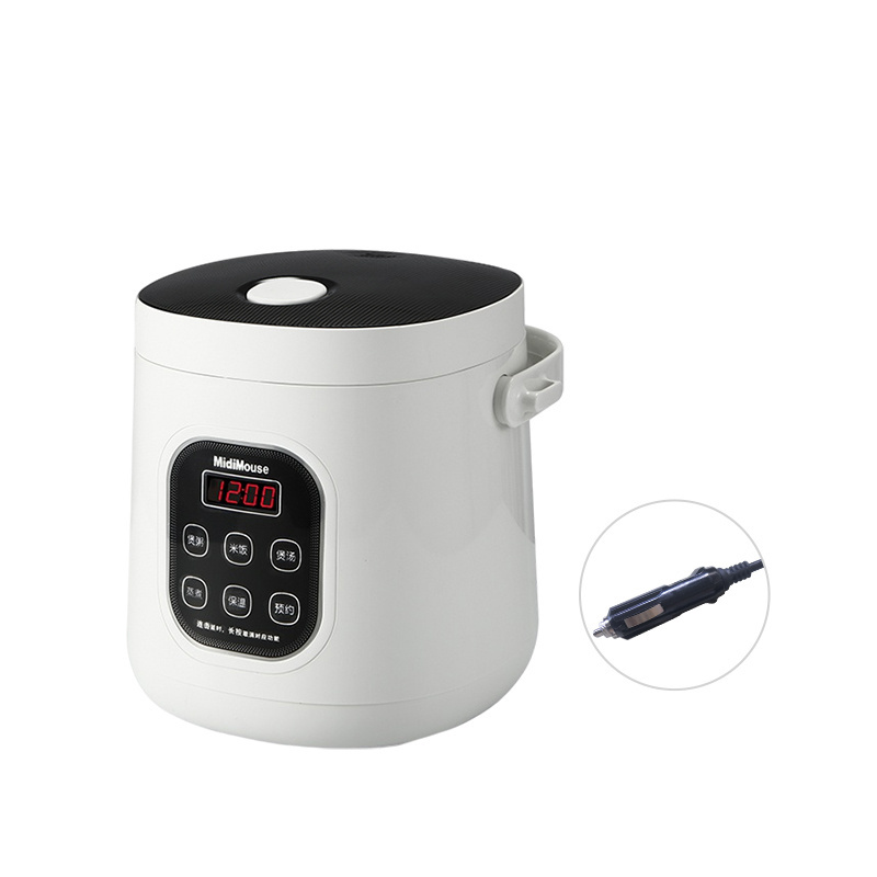 12 V 24 V Electric Cooker Dc Rice Cooker 2 L Car Truck Mini Rice Cooker