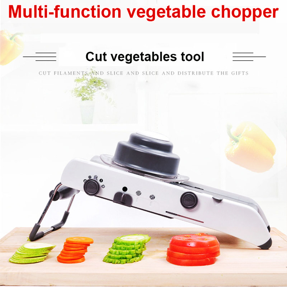 Manual Vegetable Slicer Chopper And Cutter Professional Grater With Adjustable 304 Stainless Steel Blades Vegetable Kitchen Tool