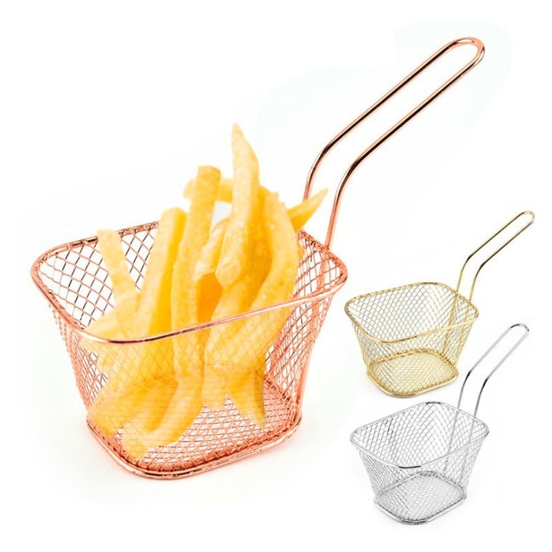 Stainless steel Deep Frying food basket Kitchen utensils Fry Kitchen Utensil Homeware 1pcs