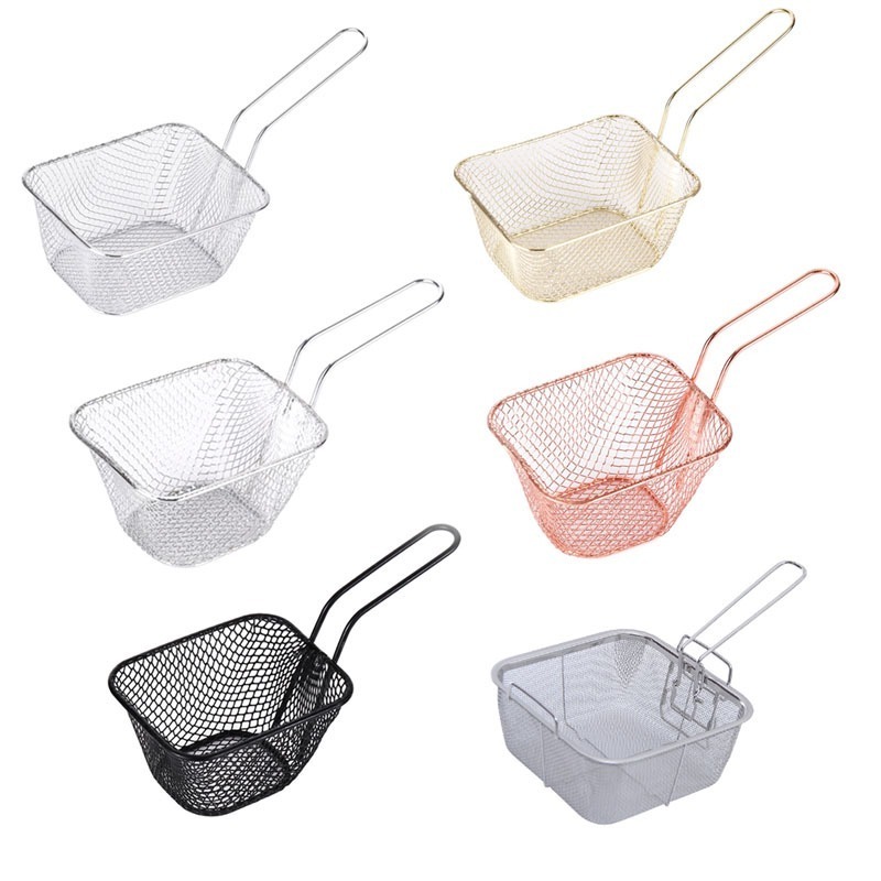 Stainless steel Deep Frying food basket Kitchen utensils Fry Kitchen Utensil Homeware 1pcs