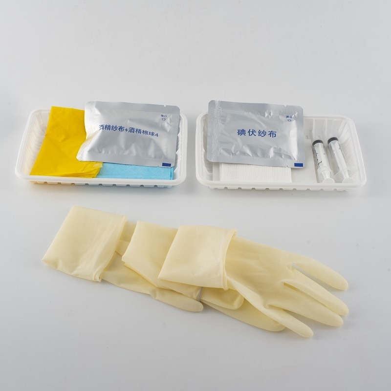 medical Urethral Catheterization Tray disposable Sterile Dressing urethral catheter set/kit