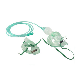 Breathing full face mask for sleep Medical Single use medical Nebulizer PVC transparent oxygen mask