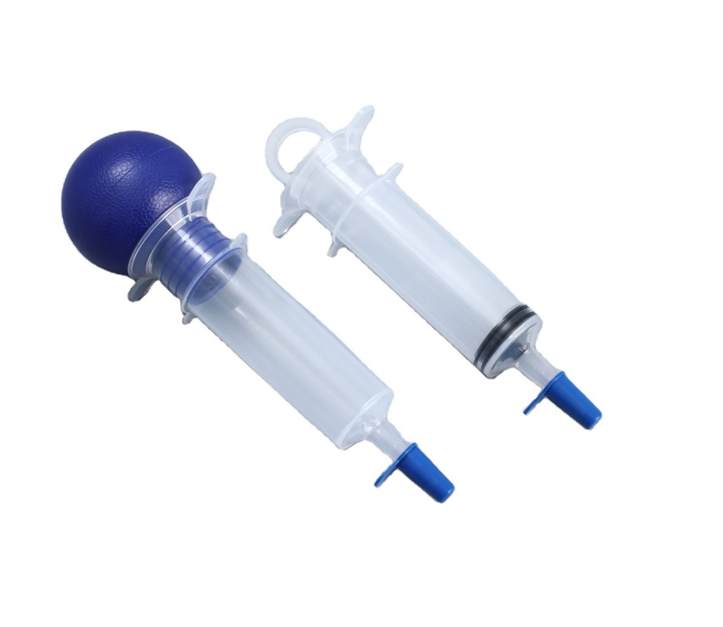 medical device Reusable large 80ml 60ml catheter tip feeding bulb syringe for food