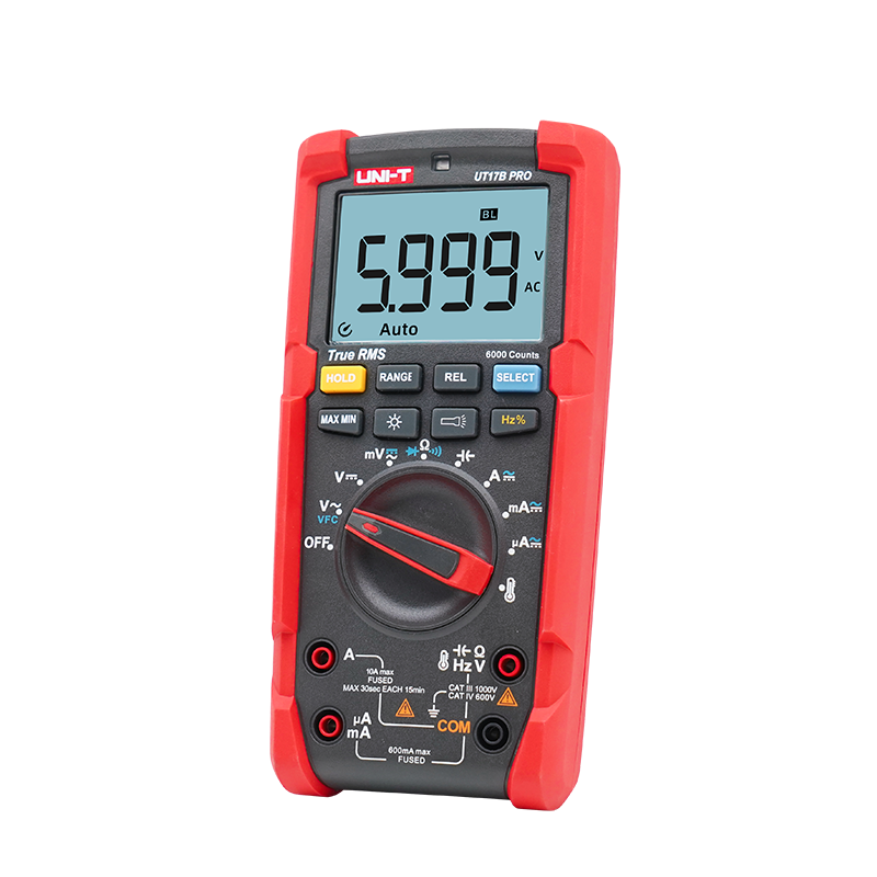 UNI-T UT15BPRO/UT17BPRO/UT18BPRO Digital Multimeter