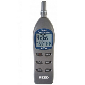 REED 8706 Psychrometer   Thermo-Hygrometer