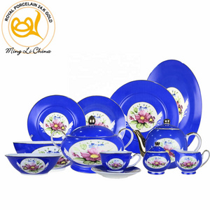 porcelain 61pcs royal dinnerware sets pakistani dinner sets 75pcs 6 people dinner set