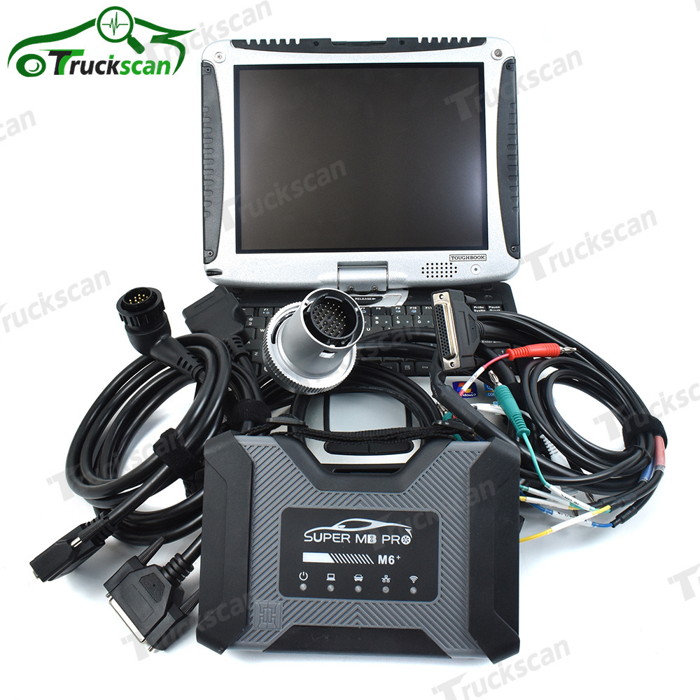 Super MB pro M6 with Cf19 laptop xentry for benz car truck Diagnostic scanner tool MB C6 star diagnosis C4 C5