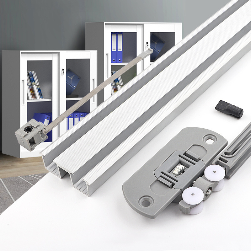 Cabinet Sliding Door Fittings  Mechanism with Damper