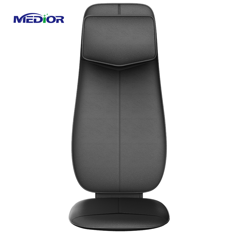 Electric full back massage seat heated vibrating shiatsu car massage cushion