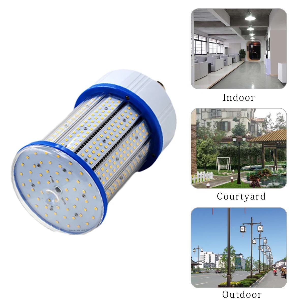 Led corn light bulb 150w equivalent 2000 lumen E26 E27 5000k outdoor waterproof IP65 dimmable garden lighting corn cob led bulb