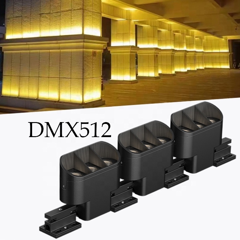 15W DMX512 LED Linear Wall Washer Light Bar IP66 Outdoor warm white dc24V hotel exterior Architectural building facade lighting