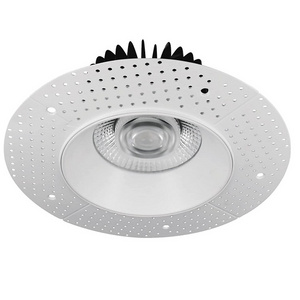 3.5in/4in/6in Borderless Round White Downlight COB 12W 15W Embedded Ceiling Light 5CCT Dimmable Square Black LED Down Light