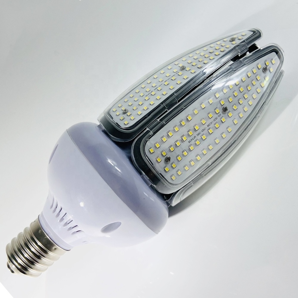 High-Bright LED Corn Bulb Lights 100W E40 Screw Base High Bay Canopy Street Light 120Lm/W Energy-saving HID Replacement Lighting