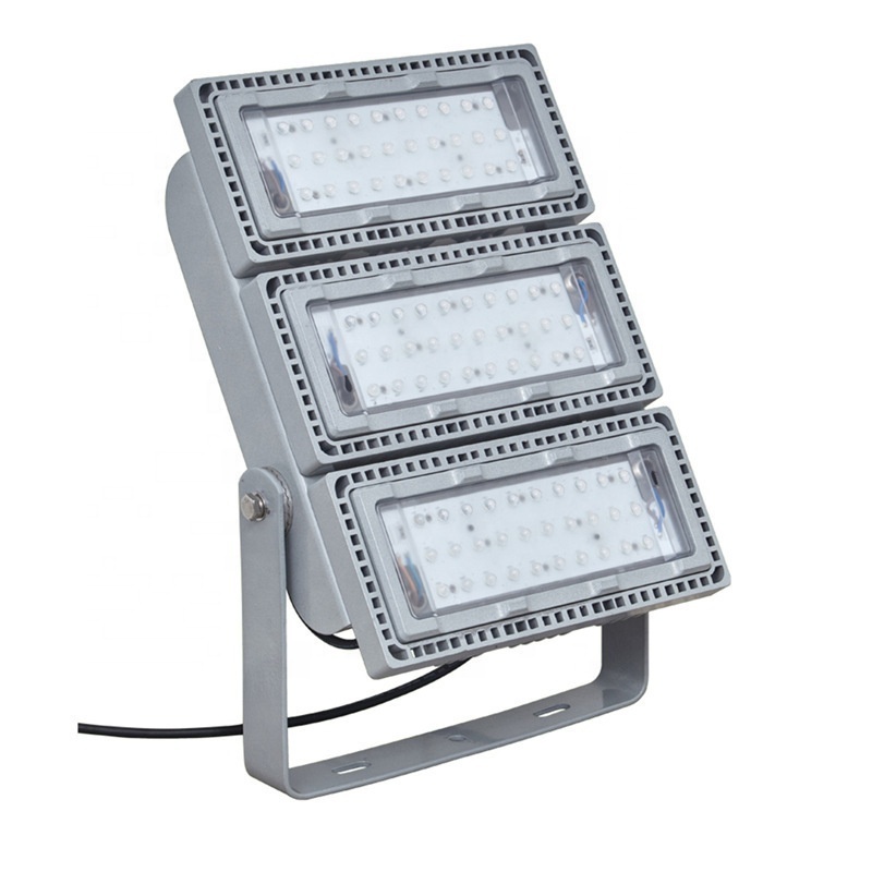 Adjustable Heads Led Module Reflector 100W Industrial Lighting 6500K 30000LM Super Bright LED Flood Lights 300W Stadium Light