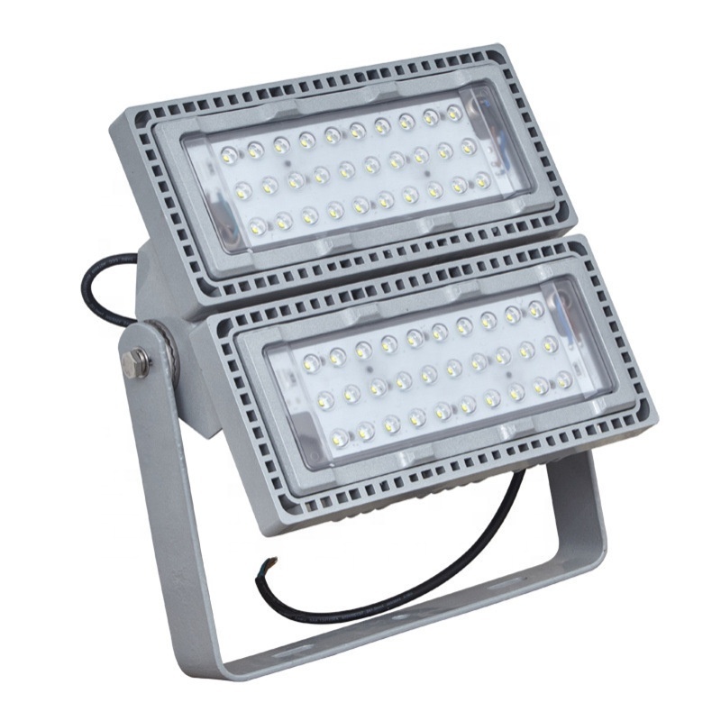 Adjustable Heads Led Module Reflector 100W Industrial Lighting 6500K 30000LM Super Bright LED Flood Lights 300W Stadium Light