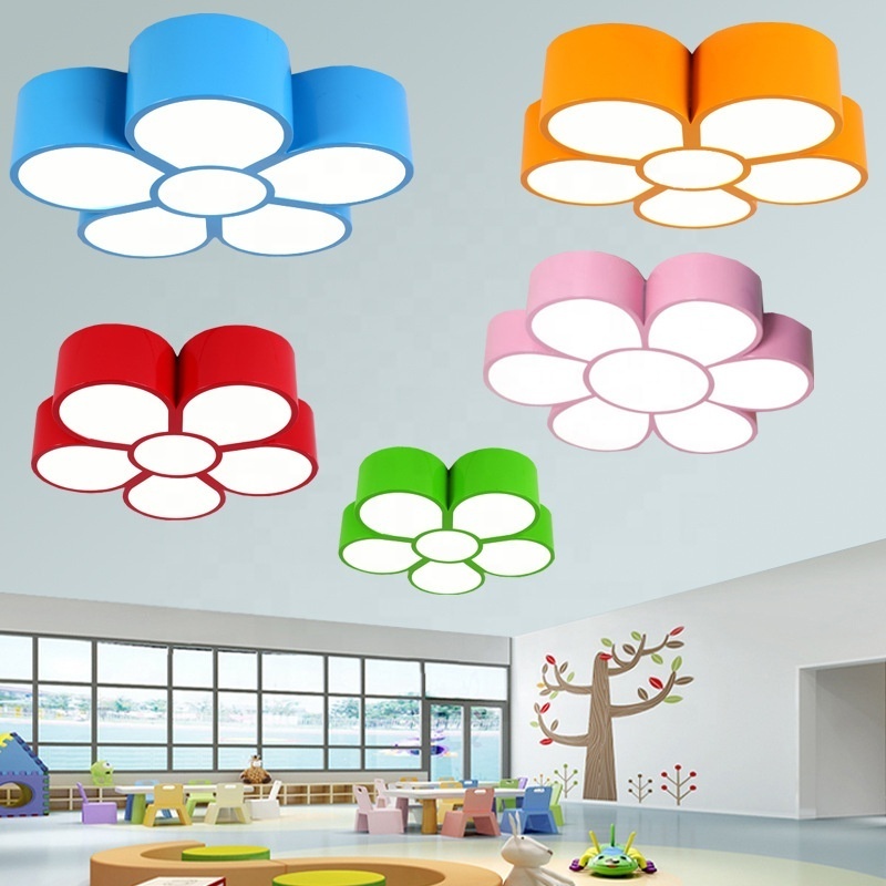 27W Creative modeling Moon lights Children's room ceiling lights Children's education institutions lamp kindergarten chandeliers