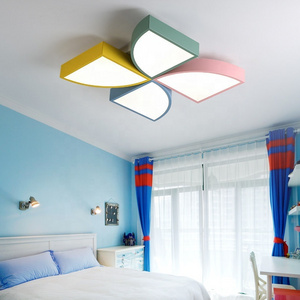 50cm Children's room ceiling light Macaron colorful windmill lamp kindergarten hall lamps LED windmill ceiling lamp