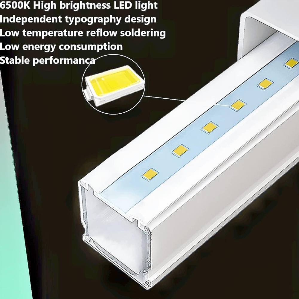 Hexagonal LED Garage Light 6500K Ultra bright Car Details Ceiling LED Shop light Garage Workshop Basement Gym Warehouse