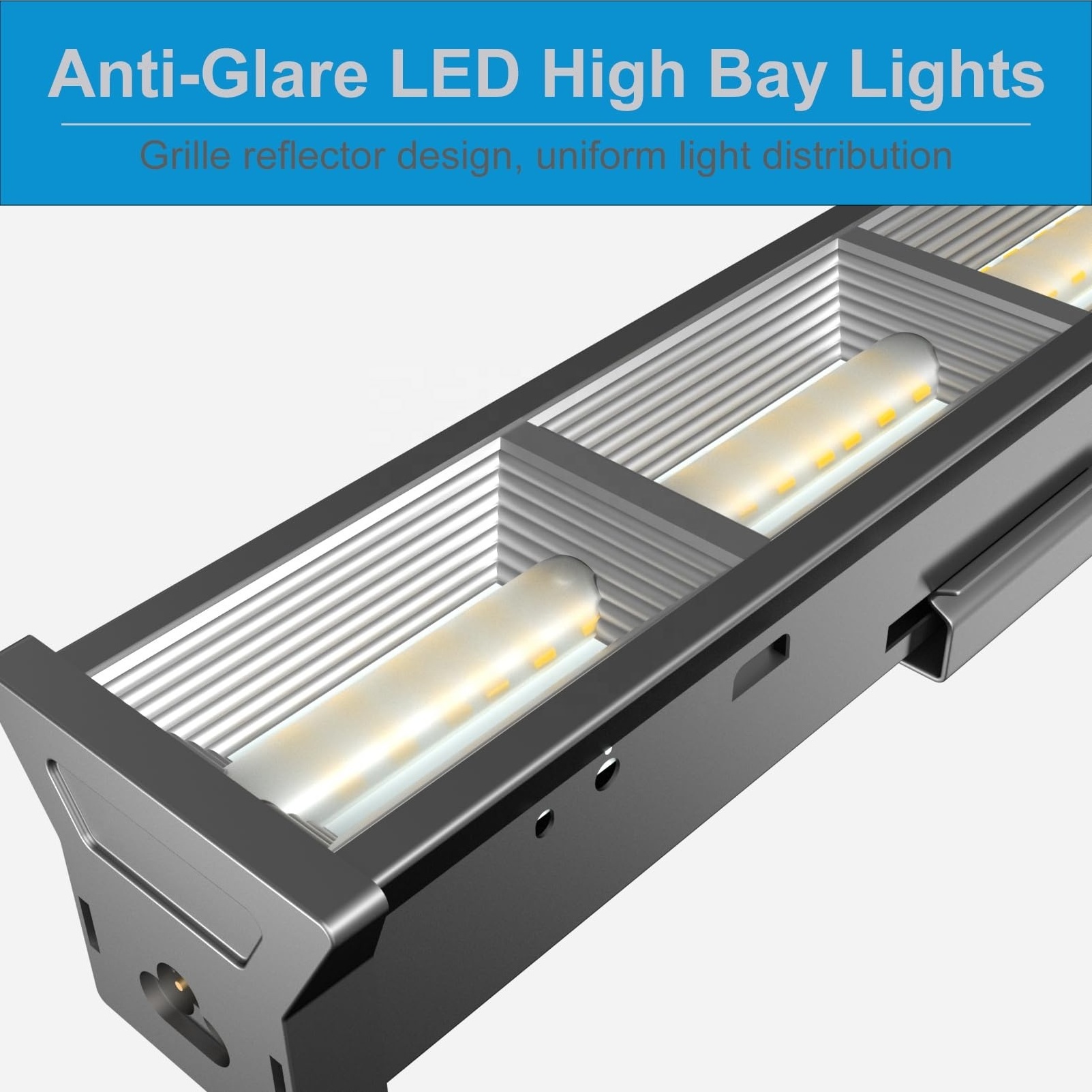 Warehouse Low-Bay Led Linear Lights100w 150w 200w 250w 300w Fireproof Waterproof And Dustproo High Bay Light Industrial Lighting