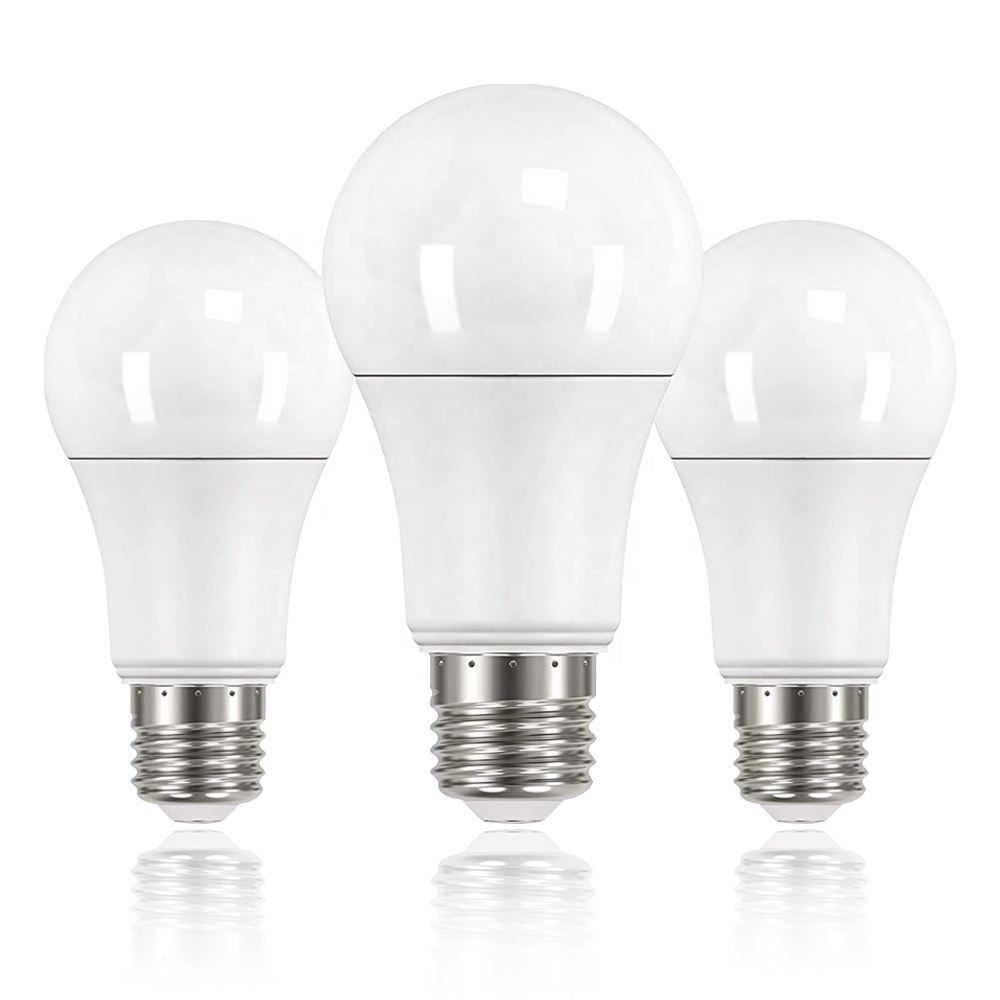 Plastic led bulb E27 aluminum bulb light energy saving 220v white A60 bombilla led 3w 5w skd bulb materials residential lights