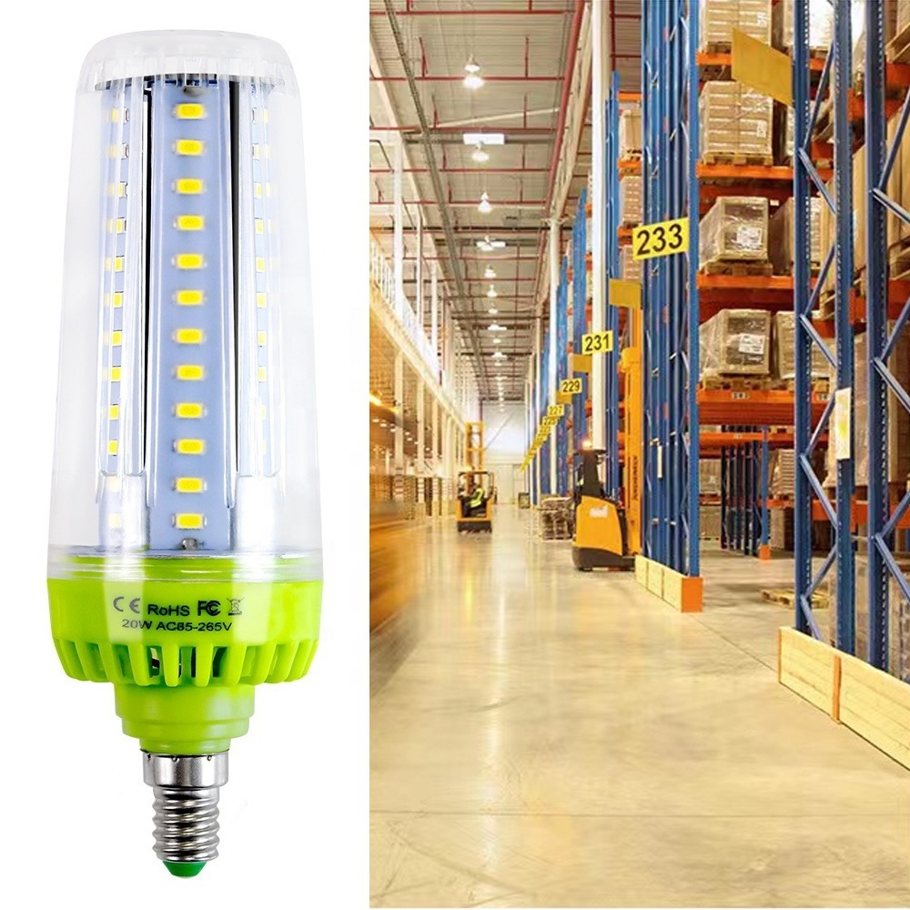 20W LED Retrofit Bulbs Warehouse lighting replacement bulb E27 E26 E14 B22 base IP65 Waterproof outdoor indoor led Corn Bulb