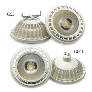 Ultra bright 9-15w AR111 led  bulb G53 GU10 base spotlight 12V-265v AR111 downlight dimmable light recessed ceiling light source