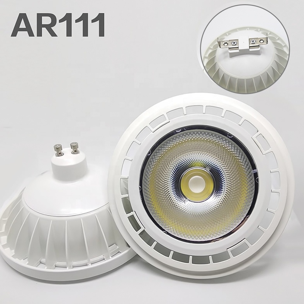 Ultra bright 9-15w AR111 led  bulb G53 GU10 base spotlight 12V-265v AR111 downlight dimmable light recessed ceiling light source