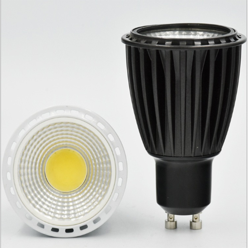 Indoor MR16 GU10 GU5.3 12v LED Spotlight COB Bulb Dimmable Lighting Fixture 3W 5W 7W Die Casting Aluminum Spot Light