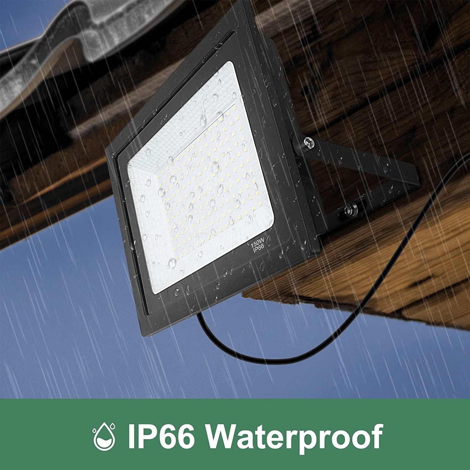 Durable IP66 waterproof 30w 50w 100w 150W  fast heat dissipation  outdoor lighting energy saving anti fatigue LED flood light