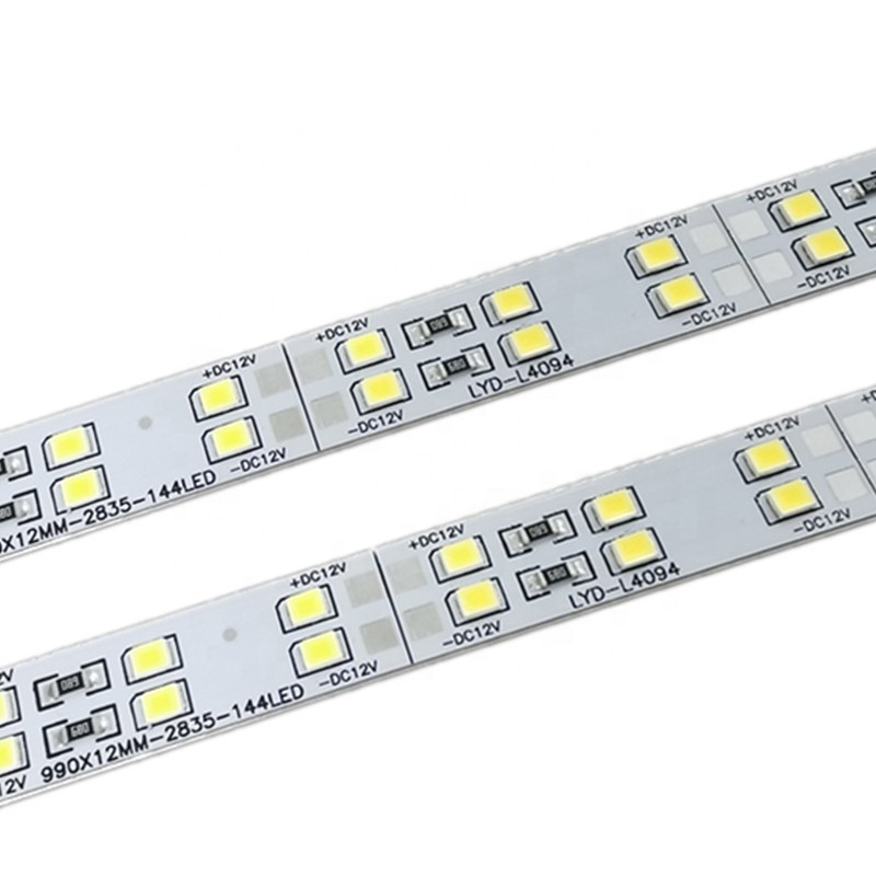 LED rigid strip light SMD 5050 5630 5730 RGB color ultra-thin LED hard aluminum profile 60leds/m 4mm side light bar