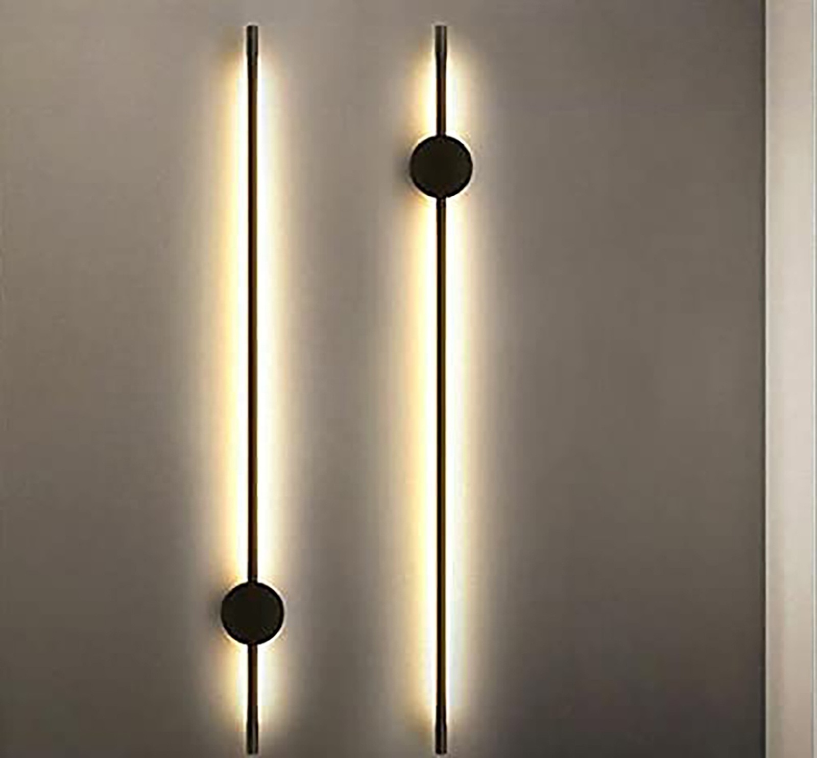 12W LED Wall Sconces Warm White Wall Lights With  Plug in Cord  Mounted Lamp for Living Room Bedroom