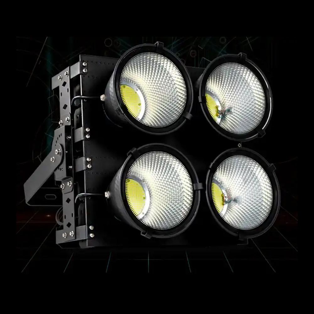 RGB color high power LED stadium light 1000W tower crane project lighting COB spot light 6500k IP67 waterproof floodlight