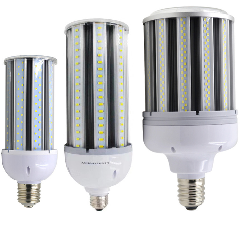 Outdoor IP65 high quality 360 degree led corn light 110v 220v high brightness 50W E27 E40 corn cob bulb for garden lighting