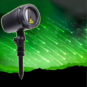 Outdoor meteor Shower Laser IP44 waterproof Garden Landscape Lawn Dynamic Star blink projection light