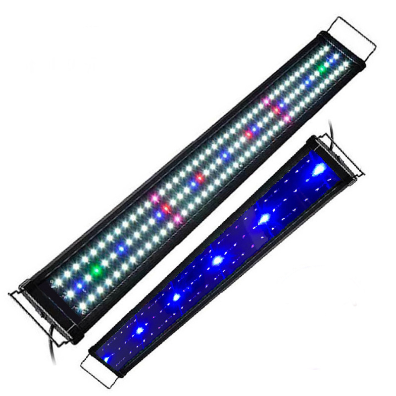 Planted aquarium light full spectrum led fish tank light bar dimmable microgreen marine/reef aquarium led lighting