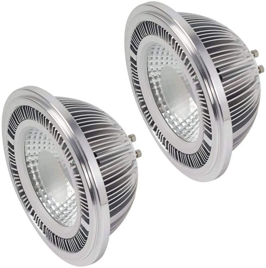 Aluminum 15W COB AR111 Led grille downlight round anti glare GU10 LED ES111 spotlight 20W GU5.3 recessed Led ceiling light