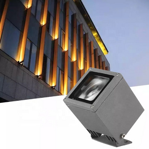 Outdoor architectural landscape lighting 10W dmx facade led wall washer spotlight AC220V warm white dimmable exterior floodlight