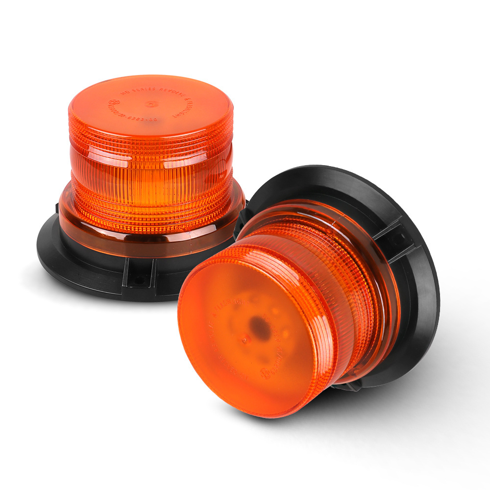 High quality 12v rotate flash led beacon light 24w led warning light  for truck or emergency vehicles