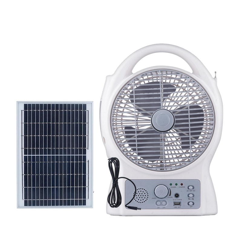 Camping Portable Mini Usb Solar  Electric Fan Led Rechargeable Bt Speaker Small Desk Fans Mini Fan Portable