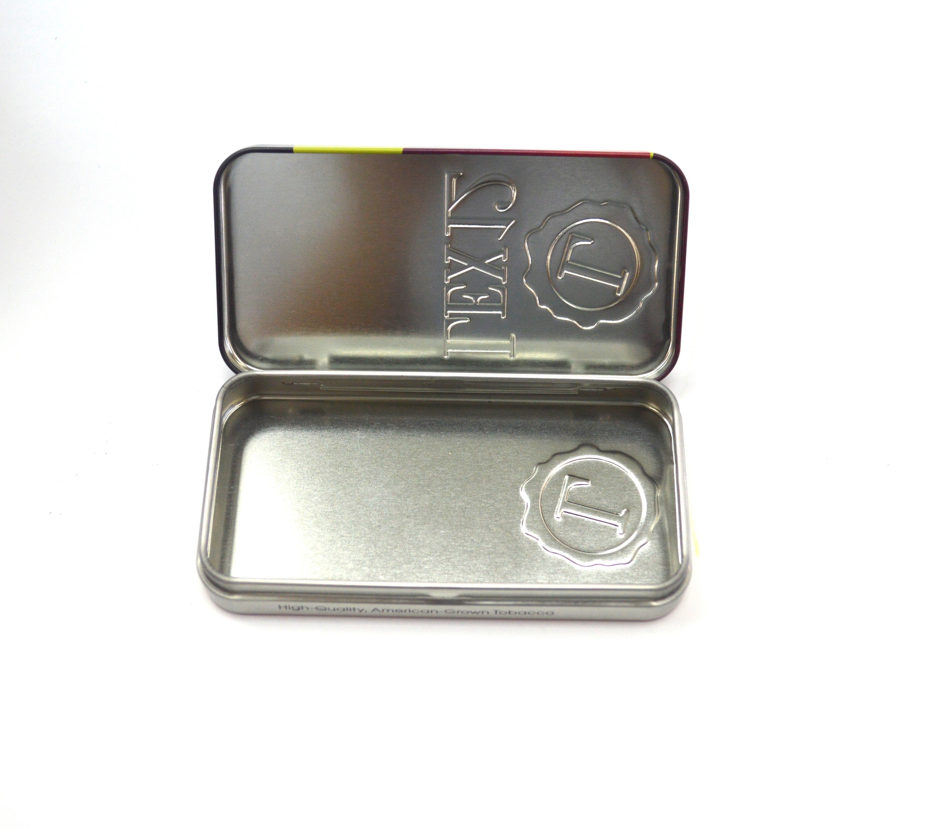 Tin cigarette box for 12 cigars